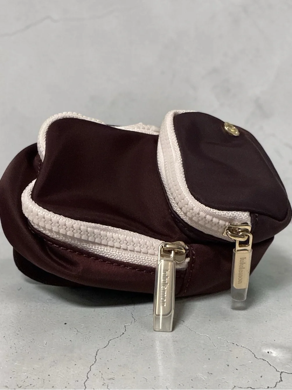 NWT BURGUNDY Lululemon Everywhere Backpack Nano 3.2”x2.4”x4.7”